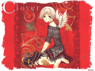 Girl red background angel wings - white background free wallpaper