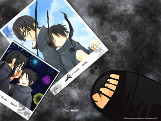Anime couple sword holding night - their free wallpaper