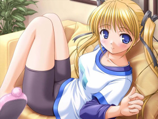 Alice prin blonde hair anime - a hair dryer free wallpaper