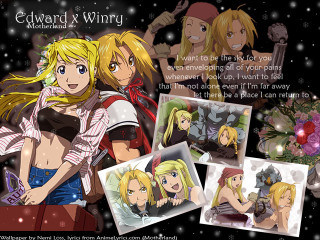 Edward wintry anime fantasy poster - a caption free wallpaper
