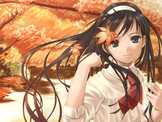 Girl long hair bow tie 12 - long hair and a bow tie free wallpaper