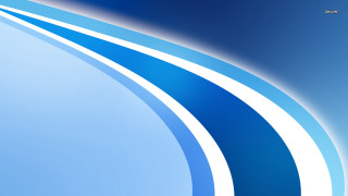 Blue white background curved design 5 - international typographic style free wallpaper for desktop