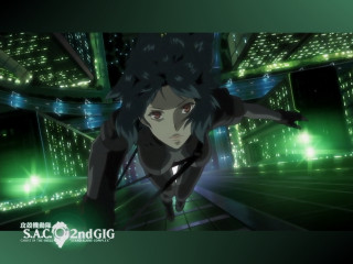 Woman cyberpunk green lights neo - a green light free wallpaper