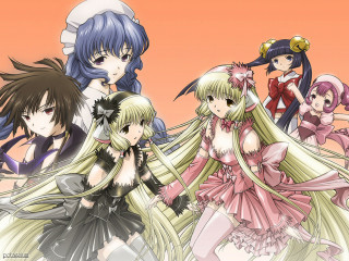 Anime girls long hair dresses 3 - detailed free wallpaper