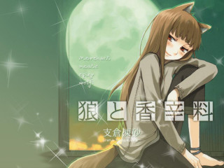 Girl cat moon star wolf - a ledge free wallpaper