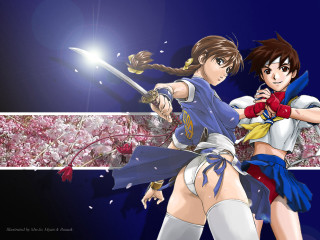 Sakura kasumi anime swords flower - sword free wallpaper