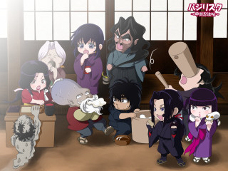 Group people room cat ukiyoe - ukiyoe free wallpaper