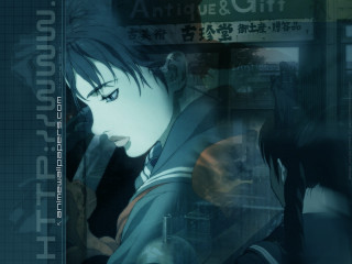 Man woman cityscape hologram schooluniform - a man and a woman free wallpaper