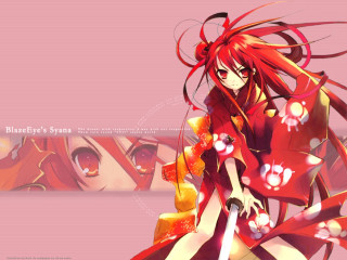 Anime girl red hair sword 6 - red hair free wallpaper