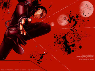 Man black suit chains blood - a black suit free wallpaper
