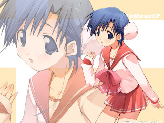 Anime girls blue hair pink - a pink shirt free wallpaper