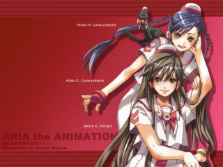 Anime girls longhair blackcat aria - the others head and the other free wallpaper