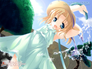 Woman sword white dress tree - a white dress holding free wallpaper