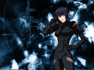 Woman black suit astral cityscape - a black suit free wallpaper