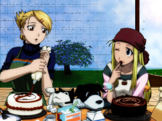 Couple dogs cake pastel cel - a pastel free wallpaper