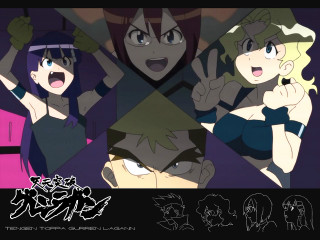Anime group blackwhite baiōken eishun - their face free wallpaper