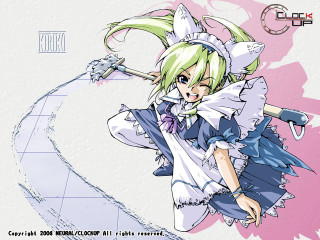 Cartoon sword dress pink background - a white border free wallpaper