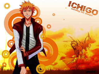 Red jacket tie sunset anime - a red jacket free wallpaper