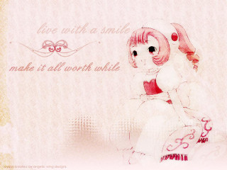 Pink haired girl white dress 4 - a pink hair free wallpaper