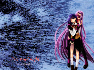 Purple haired medusa school water - purple eye free wallpaper