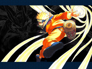 Naruto flying yellow outfit spiked - a yellow outfit free wallpaper