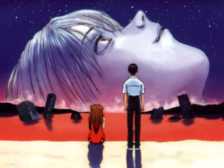 Giant white head starry sky - official free wallpaper for desktop