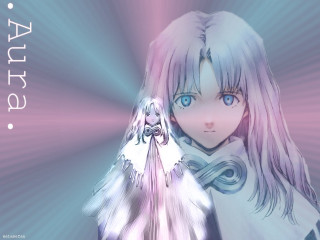 Anime girl longhair blueeyes whitebird - blue eyes holding free wallpaper