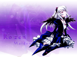 Alice prin gothic anime wings - black hair free wallpaper