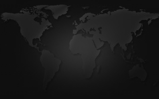 Black white world map typographic - international free wallpaper
