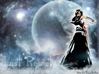 Woman black dress full moon 2 - full free wallpaper