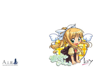 Blonde girl white dress angel - background free wallpaper for desktop