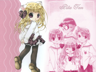 Girl glasses cat ears group - a group of girls free wallpaper