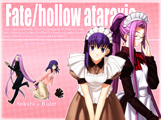 Fate hollow ataria anime girls - text free wallpaper