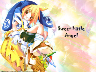 Anime hat sword flower basket - a basket of flowers free wallpaper