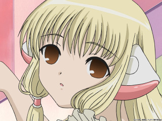 Surprised girl blonde hair brown - sōsaku hanga free wallpaper