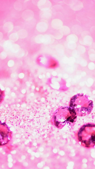 Pink background small diamonds pattern 2 - a microscopic photo free wallpaper