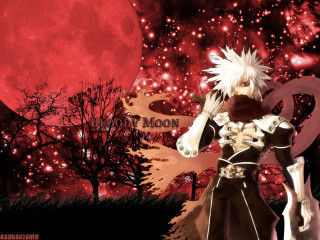 White hair anime gothic red - white hair free wallpaper