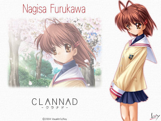 Girl cat kyoto uniform cherry - kyoto animation free wallpaper