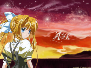 Dau al set girl blonde - a sunset free wallpaper