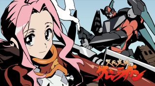 Pink haired woman robot poster - promotional image free wallpaper