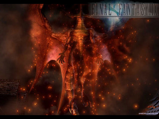 Fire dragon city moon battle - huge free wallpaper