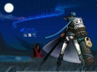 Man sword fullmoon night sky 2 - night sky free wallpaper
