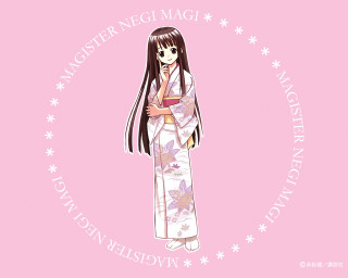 Kimono flower circle magic realism - circle free wallpaper