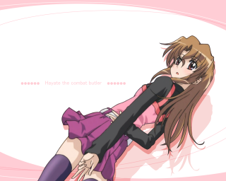 Girl short skirt jacket pink - a white circle free wallpaper