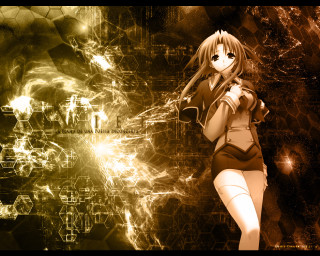 Woman dress city lights holography - a short dress free wallpaper for desktop
