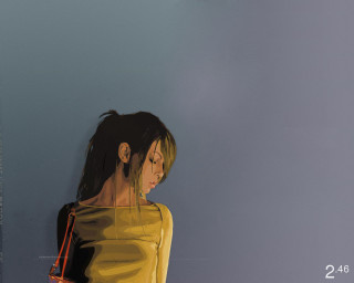 Woman yellow shirt red purse - a red purse free wallpaper