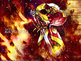 Anime sword fire background rayear - a mosaic free wallpaper