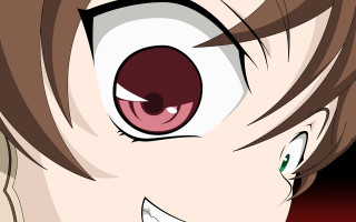 Aya goda red eye white - a red nose free wallpaper
