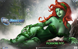 Woman green costume sitting rock - fantasy art free wallpaper