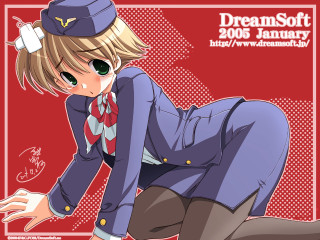 Anime blonde girl hat tie - her hat free wallpaper